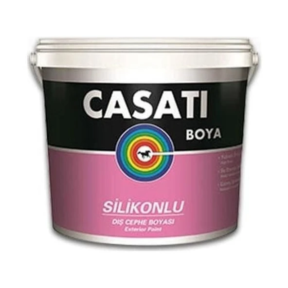 Casati Silikonlu Dış Cephe Boyası 15 Litre Beyaz - Resim 2