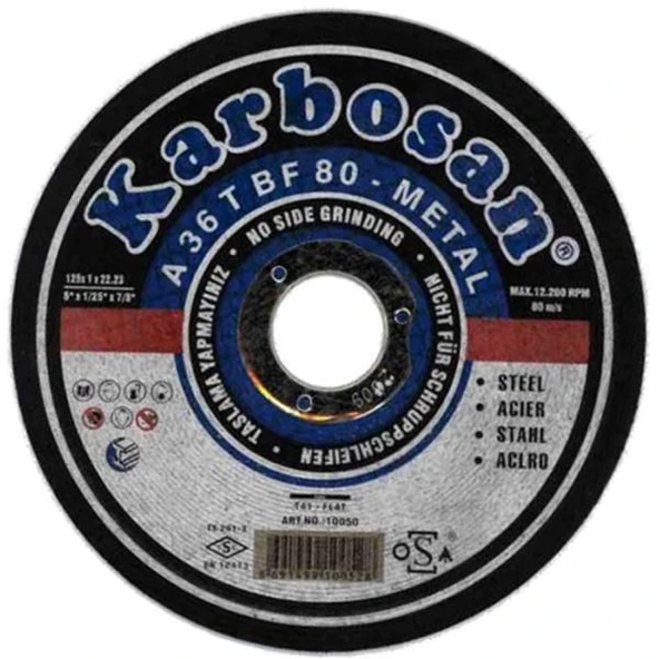 Karbosan Metal Kesici 115X3X22 mm ürün görseli 1