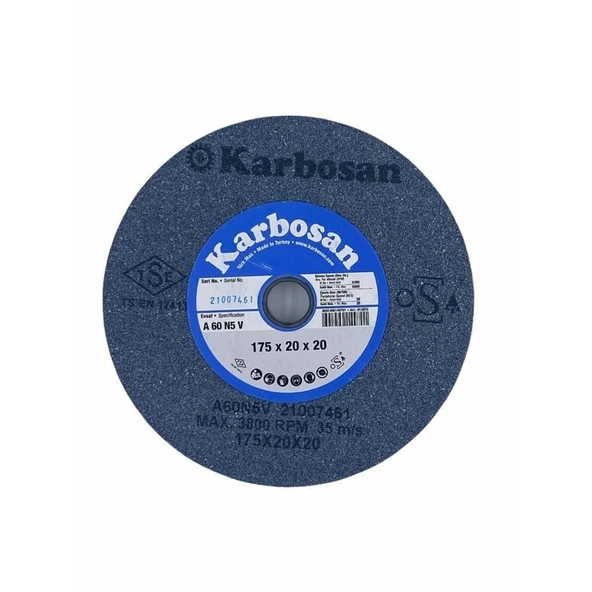 Karbosan 175X20X20 60 Kum NK Taşlama Taşı - Resim 2