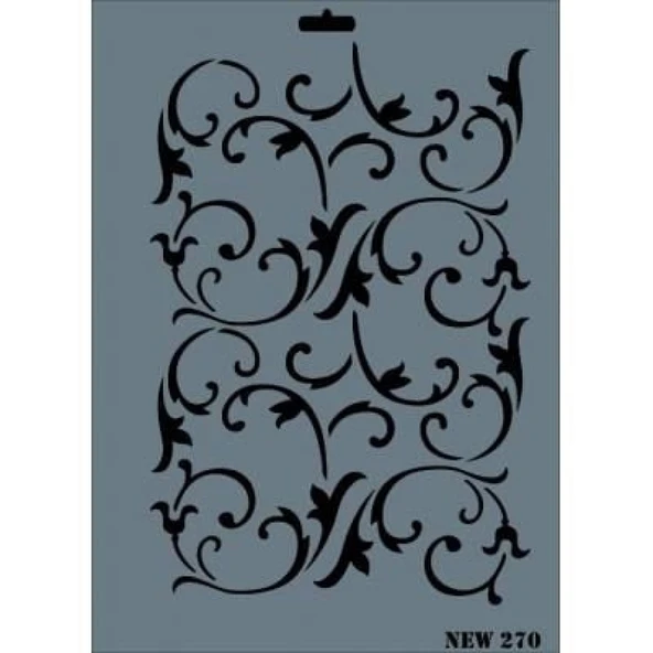 Rich New Seri N-270 Stencil 35x25 cm - Resim 2