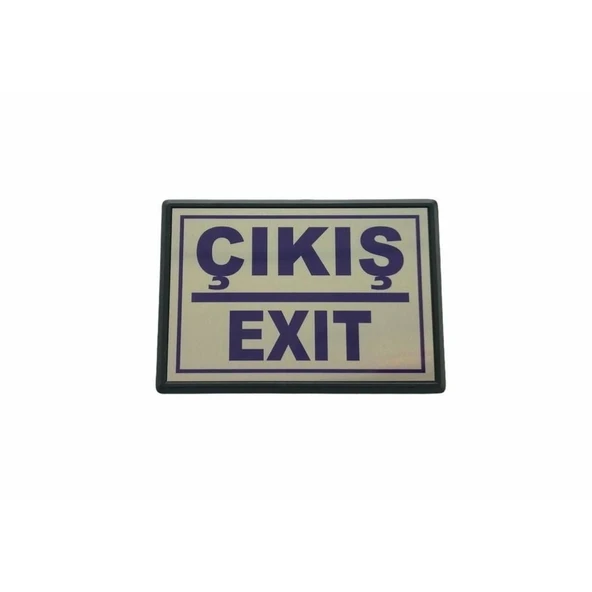 Cemax Yönlendirme Büyük Çıkış (Exit) 13X8,5 cm ürün görseli 1