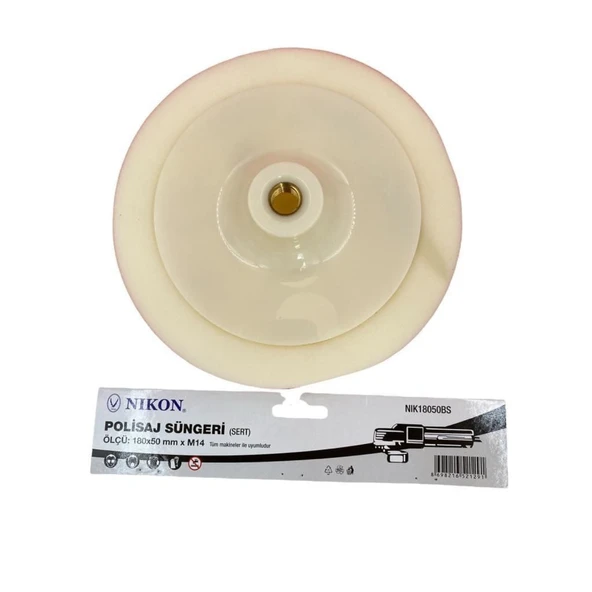 Nikon 18050BS Polisaj Süngeri 180 mm Beyaz Sert ürün görseli 1
