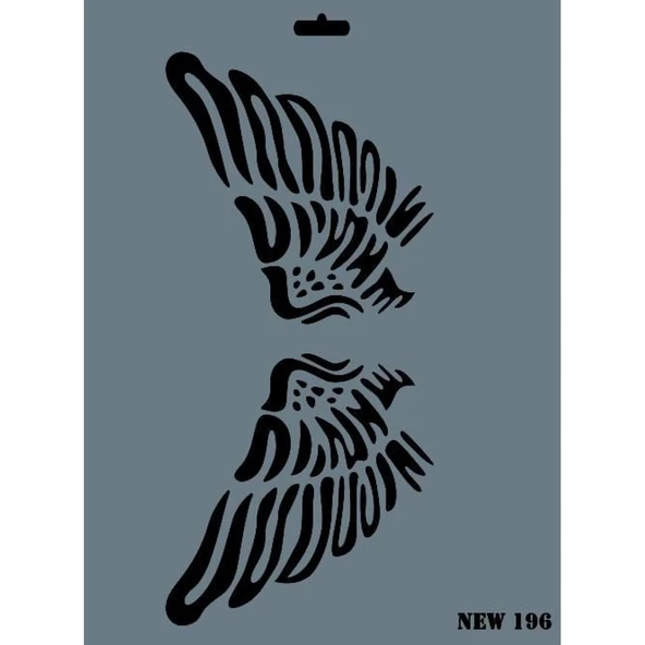 Rich New Seri N-196 Stencil 35x25 cm ürün görseli 1