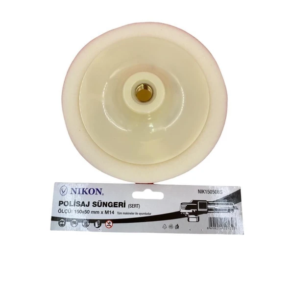 Nikon 15050BS Polisaj Süngeri 150 mm Beyaz Sert ürün görseli 1