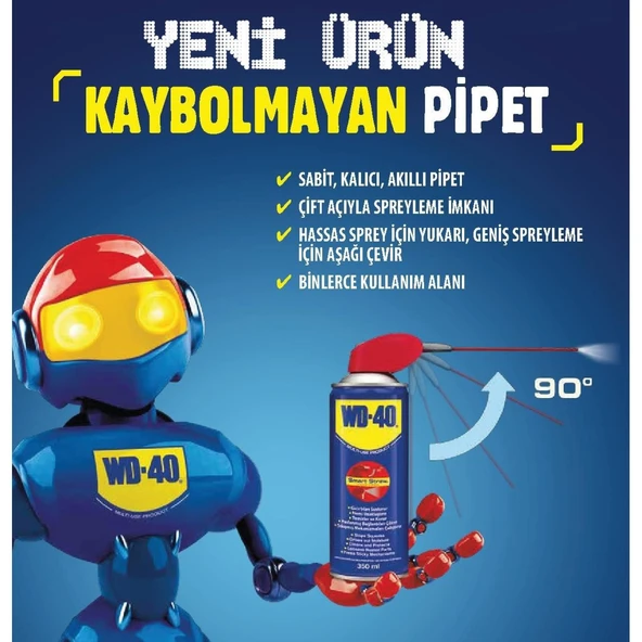 WD 40 Smart Straw Pas Sökücü Yağlayıcı 350 ml - Resim 10