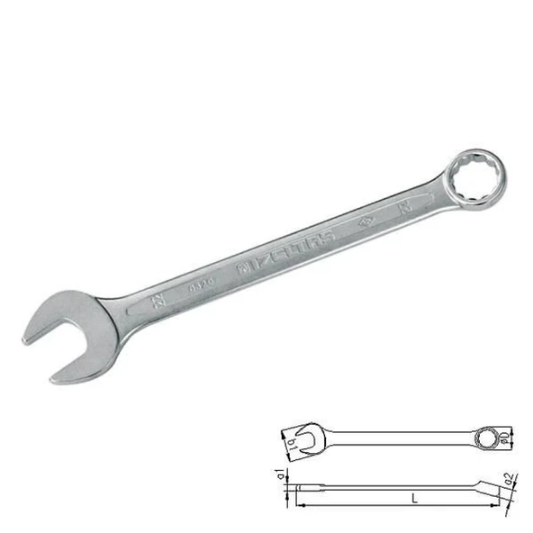 İzeltaş 0320 Kombine Anahtar 7 mm Kısa Boy ürün görseli 1