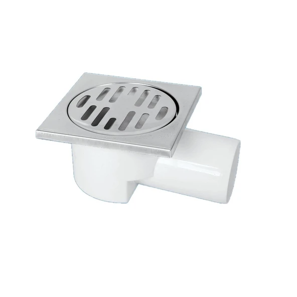 Gama Melez Yer Süzgeci 50 mm Yandan Çıkışlı 10x10 cm - Resim 2