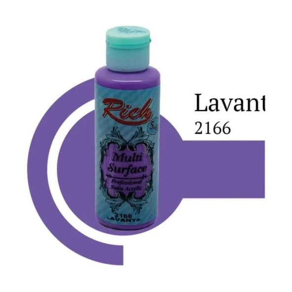 Rich Multi Surface 2166 Lavanta Akrilik Boya 120 cc ürün görseli 1