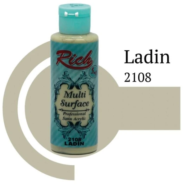 Rich Multi Surface 2108 Ladin Akrilik Boya 120 cc - Resim 4
