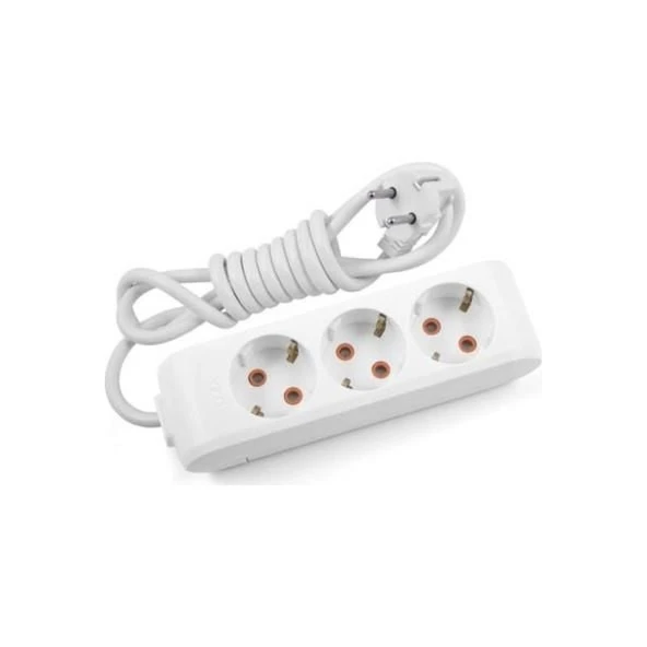 Viko Multi-let 3 lü 5 Metre Topraklı Grup Priz - Resim 3