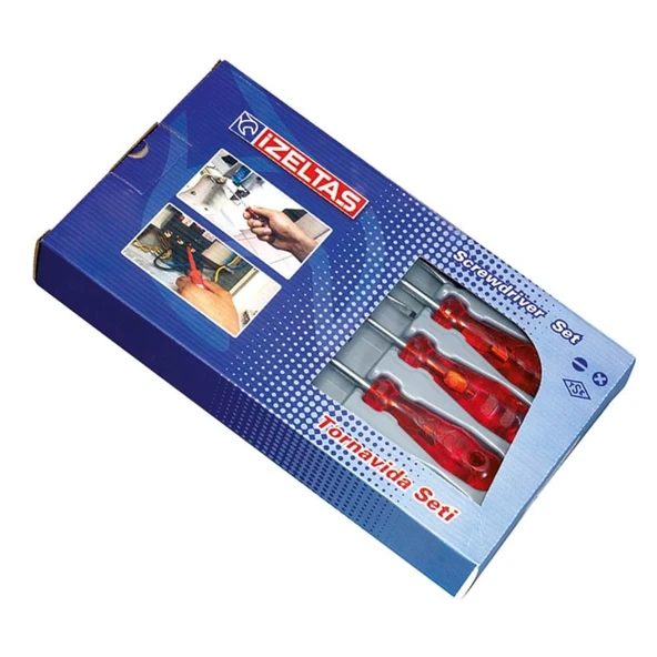 İzeltaş 4100 Kraft Tornavida Seti 7 Parça - Resim 2
