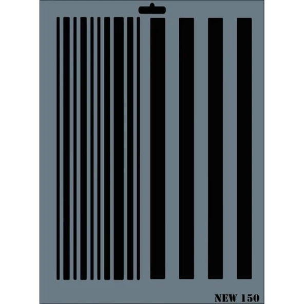 Rich New Seri N-150 Stencil 35x25 cm ürün görseli 1