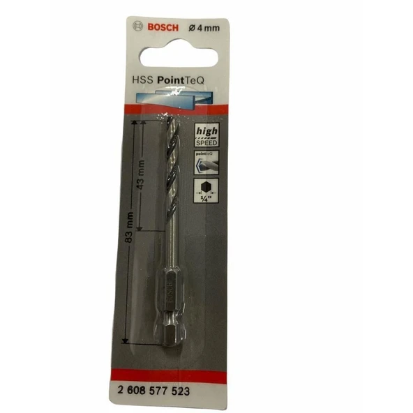 Bosch Point TeQ Altıgen Şaftlı Hss Matkap Ucu 4 mm - Resim 3