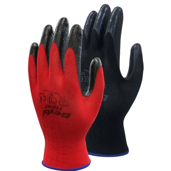 Beybi TEK-NİT No:9 Siyah Nitril Eldiven - Resim 5