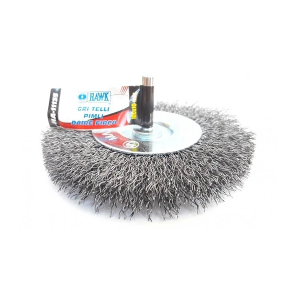 Hawk HA11135 Pimli Gri Tel Daire Fırça 100x10 mm ürün görseli 1