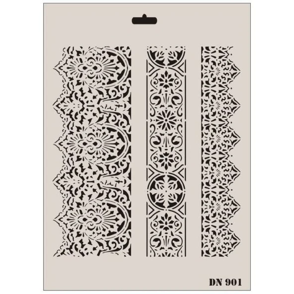 Rich Dantel Seri DN-901 Stencil 35x25 cm - Resim 2
