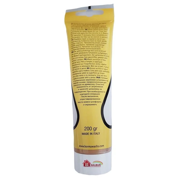 Borma Wachs Natural Tamir Macunu 200 Gr - Resim 4