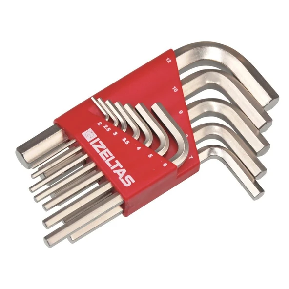 İzeltaş 4900 Allen Anahtar Takım Altı Köşe 10 Parça ürün görseli 1