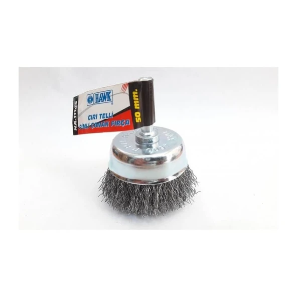 Hawk HA11145 Pimli Gri Tel Çanak Fırça 50 mm - Resim 3