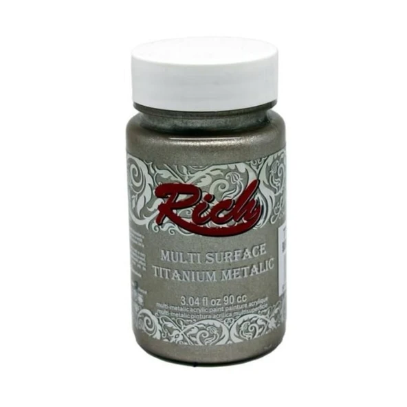 Rich Multi Surface Titanium 2506 Barok Bej Metalik 90 cc - Resim 2