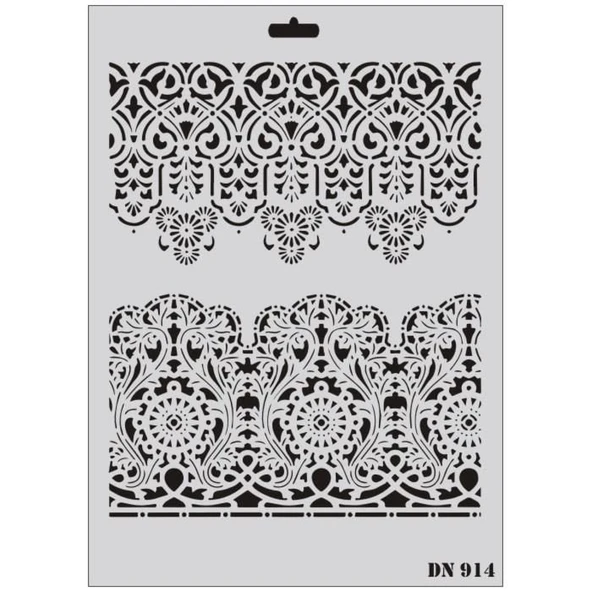 Rich Dantel Seri DN-914 Stencil 35x25 cm - Resim 3