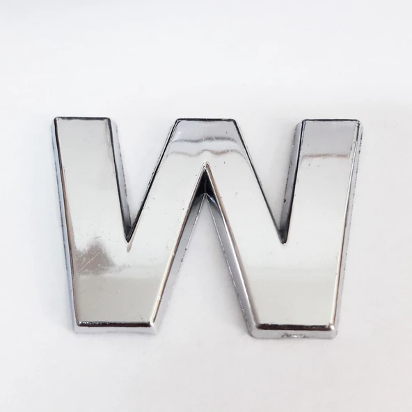 Cemax W Harfi  3,75 cm Krom Yapışkanlı - Resim 2