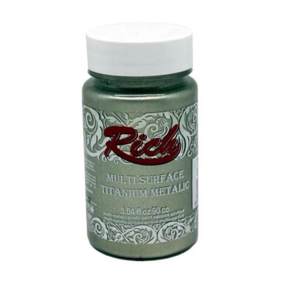 Rich Multi Surface Titanium 2504 Antik Gümüş Metalik 90 cc - Resim 2