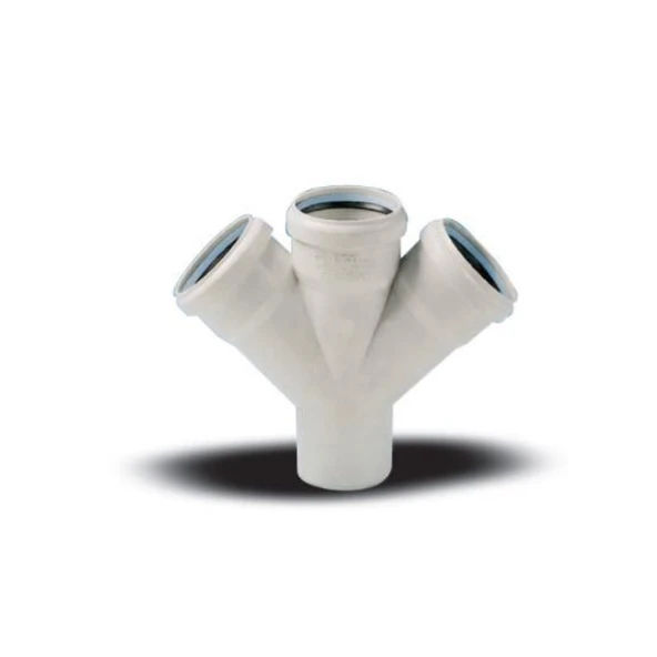 Ege Yıldız 110X110X110 Pvc Çift Çatal  3,2 mm ürün görseli 1