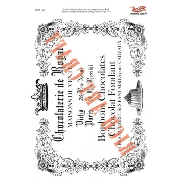 Rich 1330 Vintage Kolay Transfer 23x33 cm - Resim 2