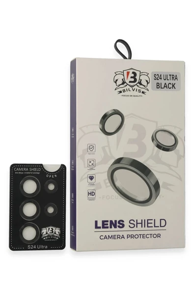 HarmonyAura Samsung Galaxy S24 Ultra Bilvis Titan Kamera Lens - Siyah ürün görseli 1