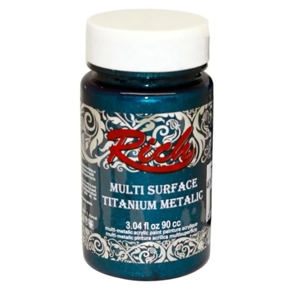 Rich Multi Surface Titanium 2570 Antik Turkuaz Metalik 90 cc ürün görseli 1