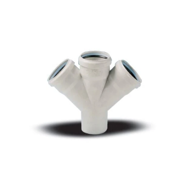 Ege Yıldız 110X110X110 Pvc Çift Çatal  3,2 mm - Resim 3