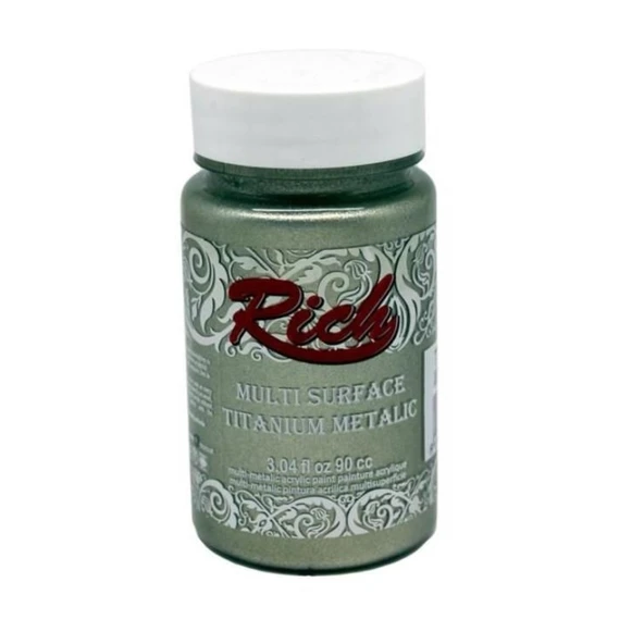Rich Multi Surface Titanium 2504 Antik Gümüş Metalik 90 cc ürün görseli 1