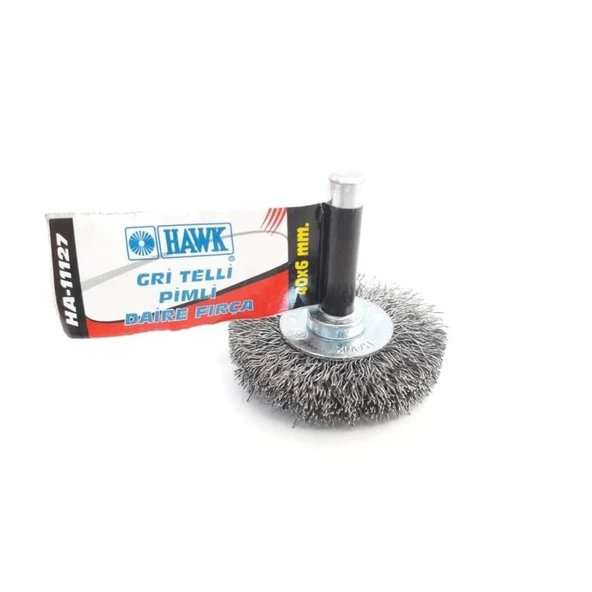 Hawk HA11127 Pimli Gri Tel Daire Fırça 40x6 mm - Resim 3