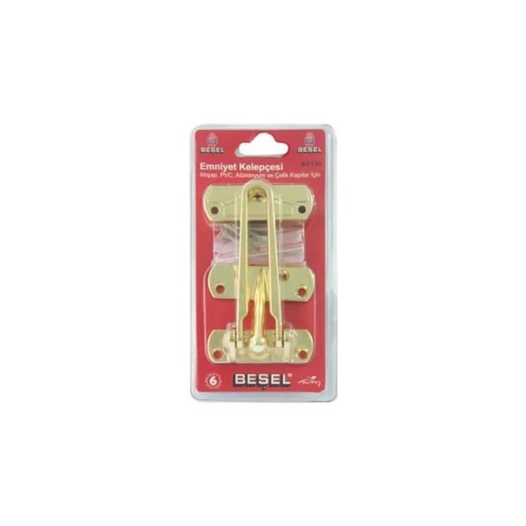 Başel Kapı Emniyet Kelepçesi Sarı ürün görseli 1