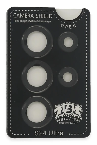 HarmonyAura Samsung Galaxy S24 Ultra Bilvis Titan Kamera Lens - Siyah - Resim 2
