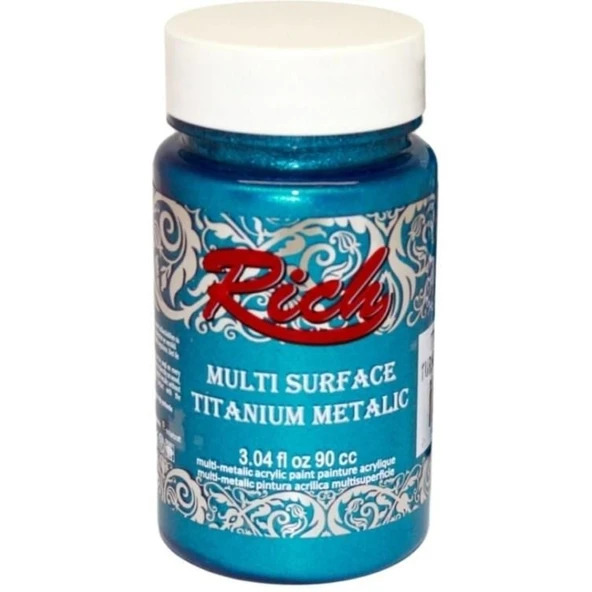 Rich Multi Surface Titanium 2572 Turkuaz Metalik 90 cc ürün görseli 1