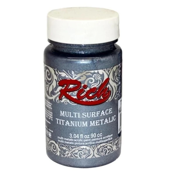 Rich Multi Surface Titanium 2578 Küllü Mavi Metalik 90 cc - Resim 2