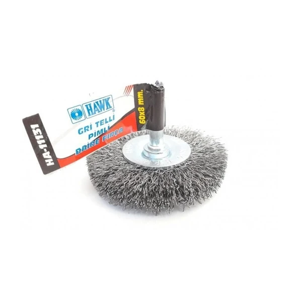 Hawk HA11131 Pimli Gri Tel Daire Fırça 60x8 mm - Resim 2