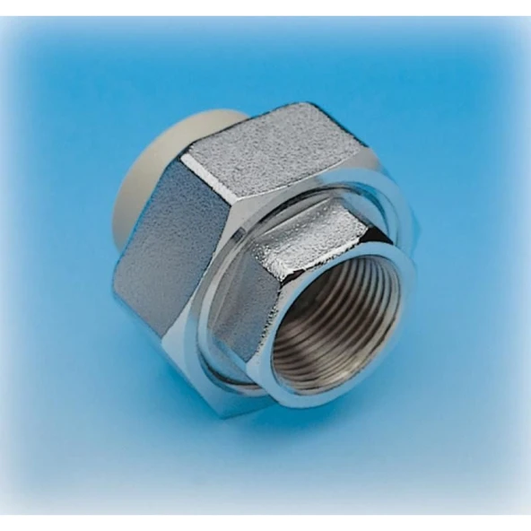 Ege Yıldız PPRC 25X3/4 Oynar Başlı Dişi Rakor Gri - Resim 3