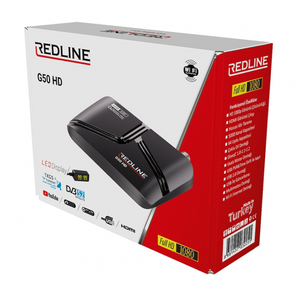 REDLİNE G50 FULL HD UYDU ALICISI