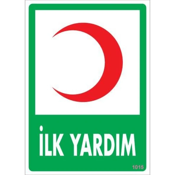 İlk Yardım Dolabı Levhası 25x35 KOD:1015 ürün görseli 1