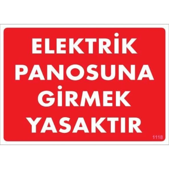 Elektrik Panosu Levhası 25x35 KOD:1118 - Resim 3