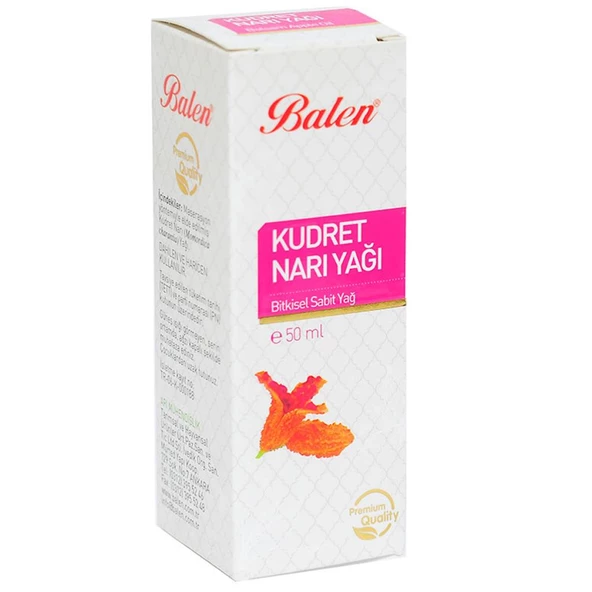 Balen Kudret Narı Yağı Doğal Maserasyon 50ML Bitkisel Sabit Yağ