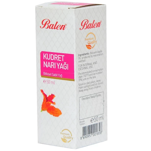 Balen Kudret Narı Yağı Doğal Maserasyon 50ML Bitkisel Sabit Yağ - 3