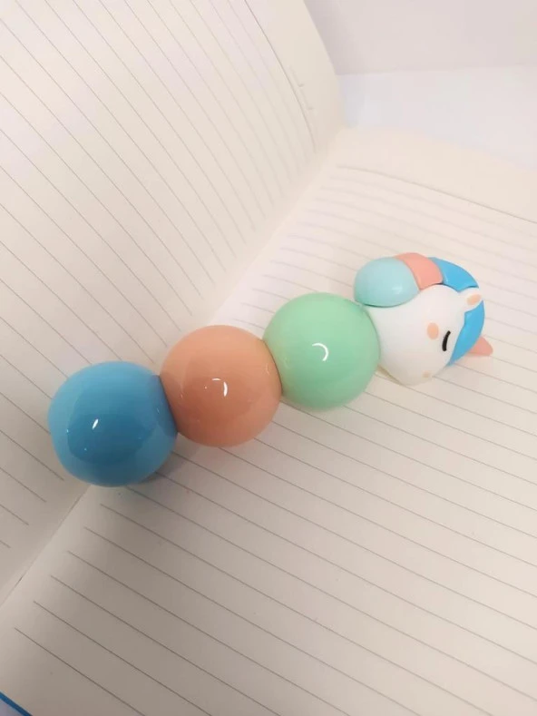 Hdmarketim 3 lü Unicorn 3 Renk Fosforlu Kalem 10458 - 2