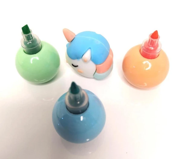 Hdmarketim 3 lü Unicorn 3 Renk Fosforlu Kalem 10458 - 3