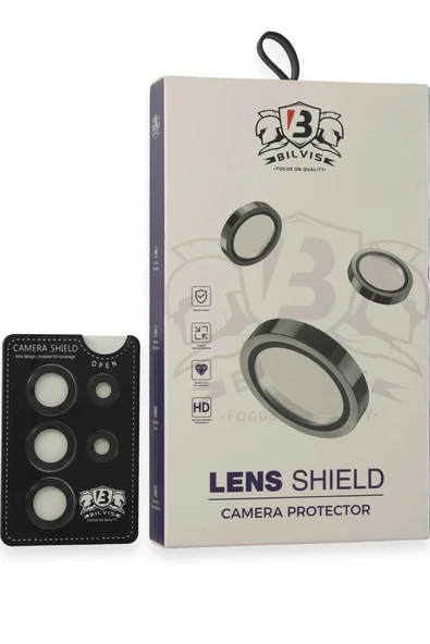 HarmonyAura Samsung Galaxy S25 Ultra Bilvis Titan Kamera Lens - Siyah ürün görseli 1