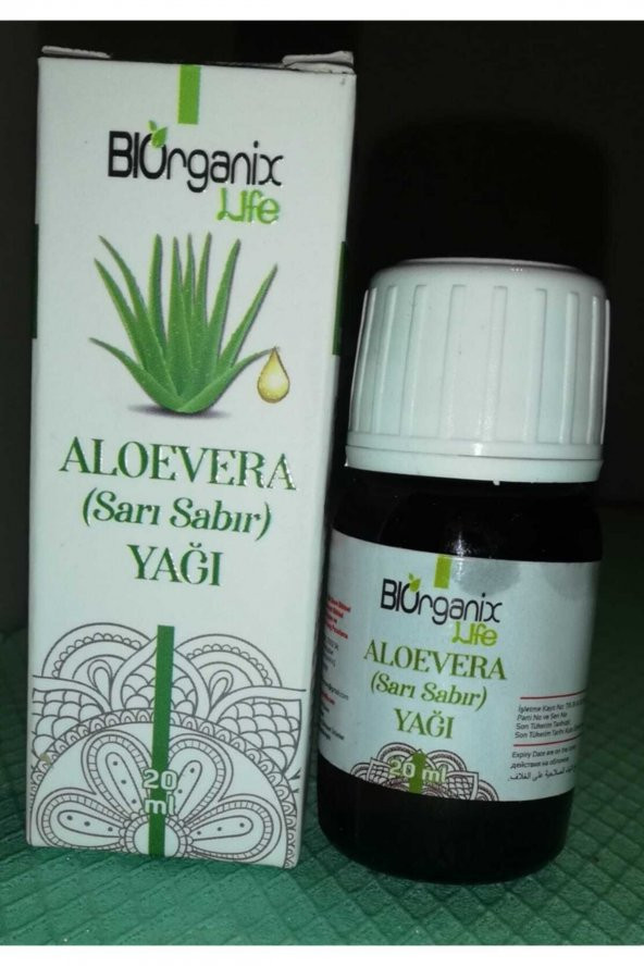 Organik Aloe Vera (sarı Sabır) Yağı 20 ml