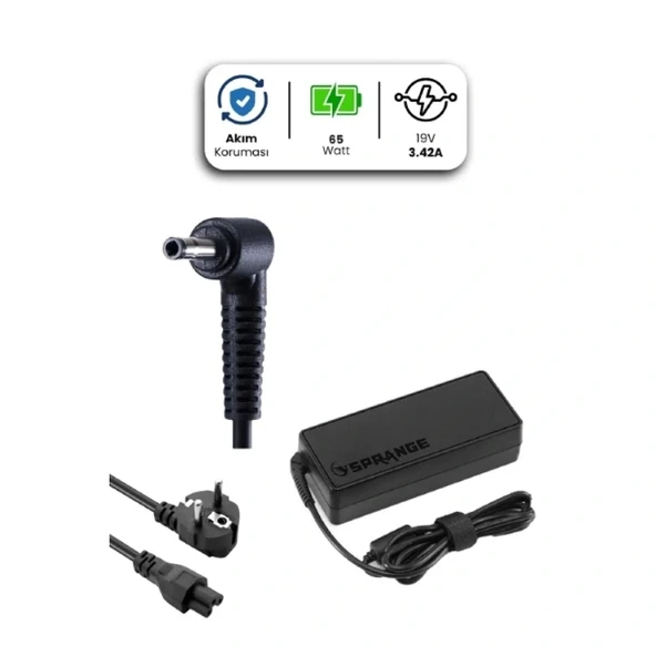 19v 3.42a 3.0 * 1.1mm 65w Acer İçin Laptop Adaptör ürün görseli 1